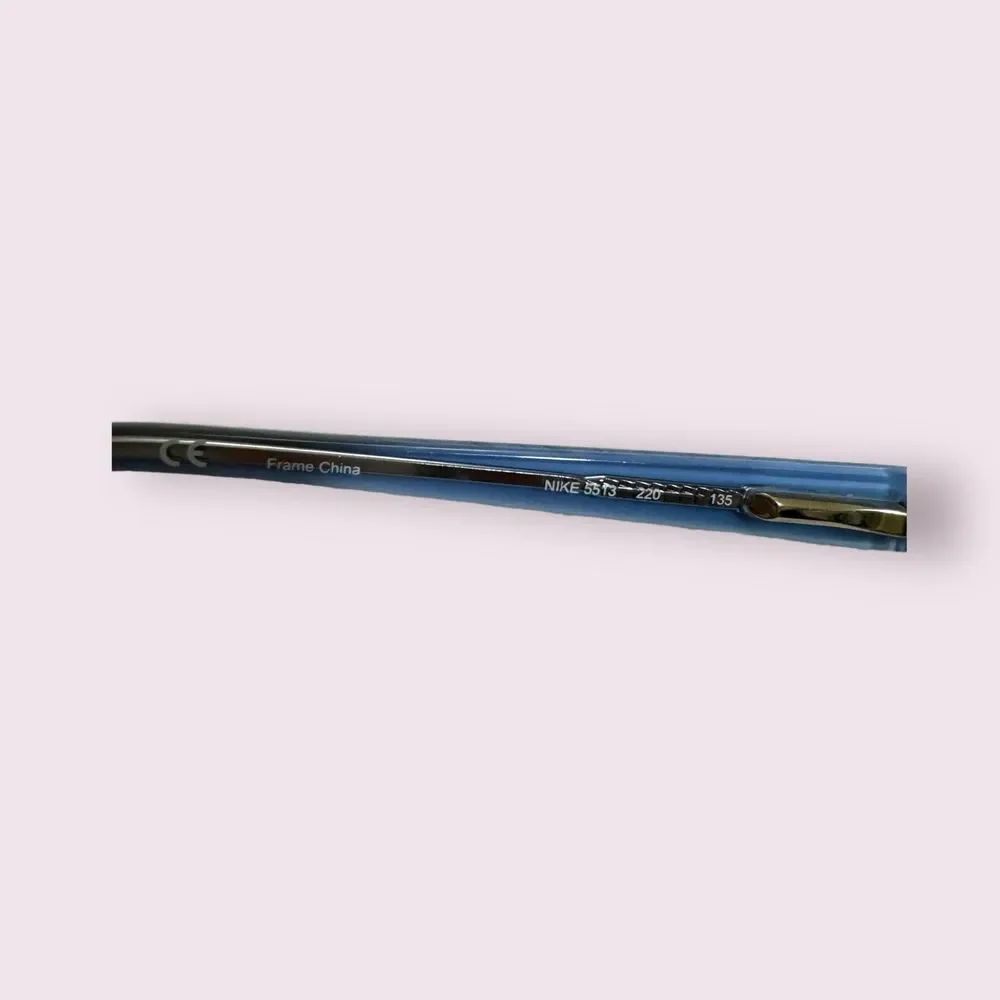 Nike 5513‎ Boys Eyeglasses Frames 220 Black and Blue